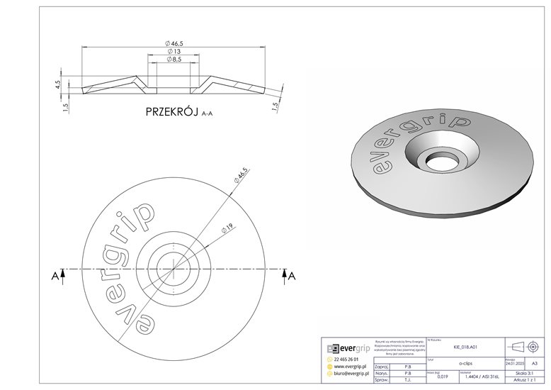 uchwyt do krat pomostowych