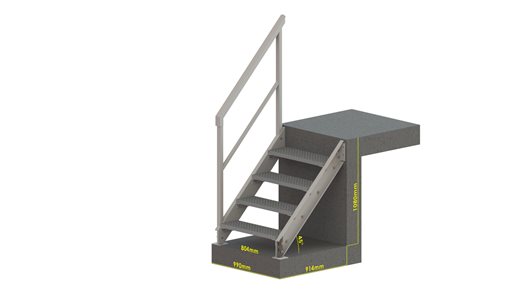 Schody Techniczne Classic 4 stopnie