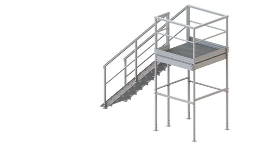 Podest dostępowy wysokość robocza 2300mm