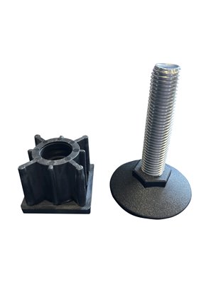 Stopa regulowana do podestów – profil 50×50 mm