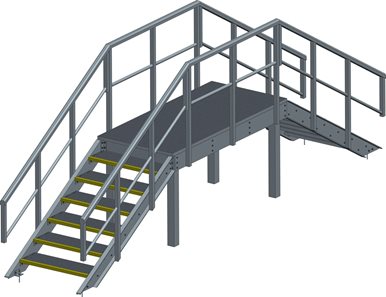 projektowanie podestów przemysłowych
