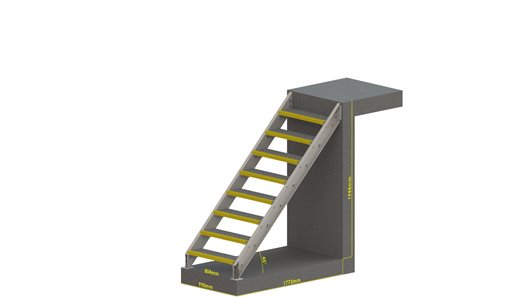 Schody Techniczne Classic 8 stopni