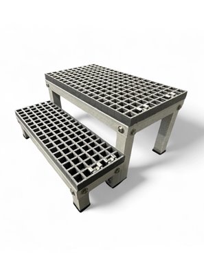 podest z jednym stopniem