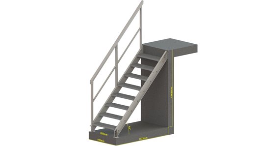 Schody Techniczne Classic 8 stopni