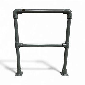 Barierka okrągła wysokość 1100x800mm,  kolor szary